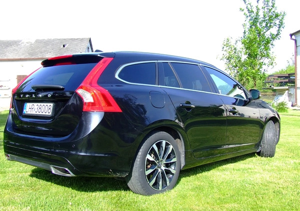 Volvo V60 cena 43500 przebieg: 264134, rok produkcji 2014 z Jaraczewo małe 106